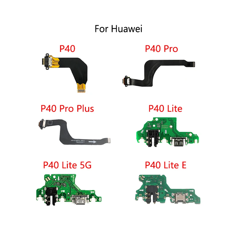

USB Charging Dock Connector Port Socket Jack Plug Charge Board Flex Cable For Huawei P40 Pro Plus Lite E 5G