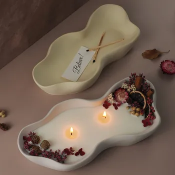 Irregular Candle Jar Mold 1