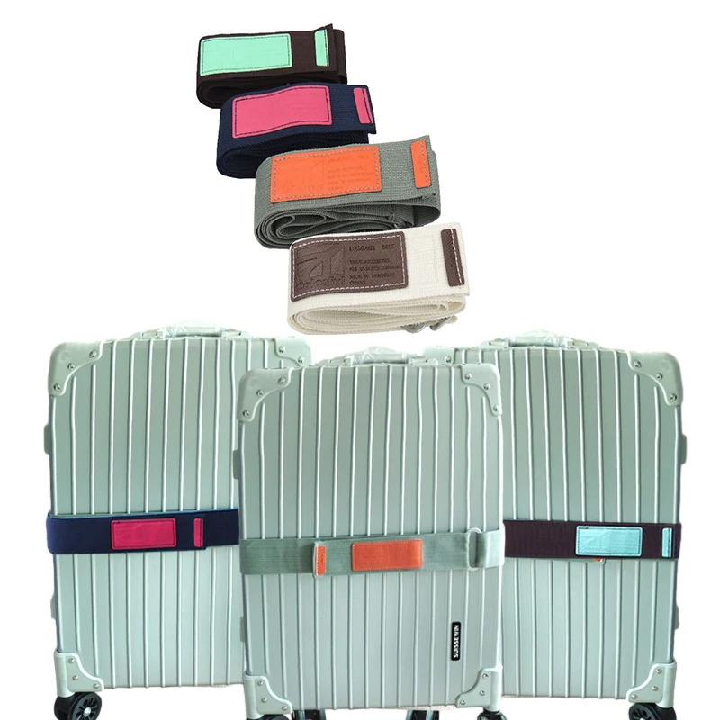Sangles de Bagage Bungee, Sangles Bagages Valise Réglable Ceinture Ajoute Un Sac Facile à Voyage Valise Sangle Élastique Ceinture - (Noir