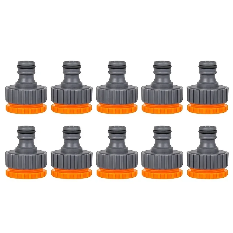 Female Thread Tap Adapters 3/5/10-Pcs 1/2" & 3/4" Quick Connect For Garden/Watering Systems