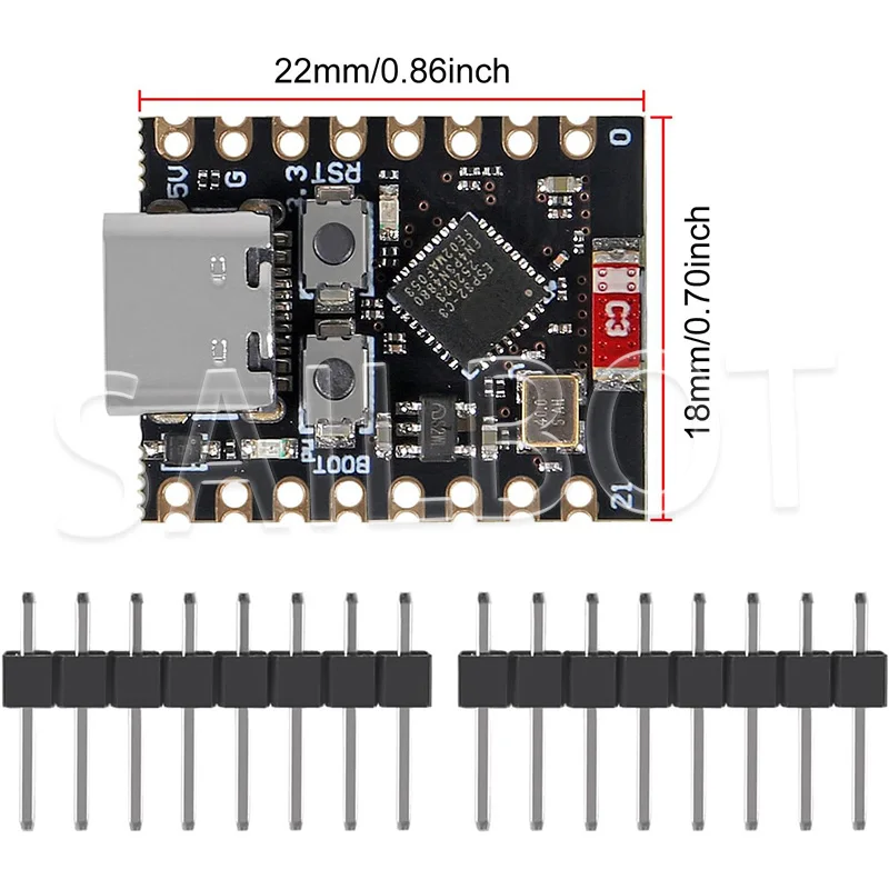 รูปสินค้า บอร์ดพัฒนา ESP32-C3 สุดคุ้ม WiFi Bluetooth สำหรับ Arduino