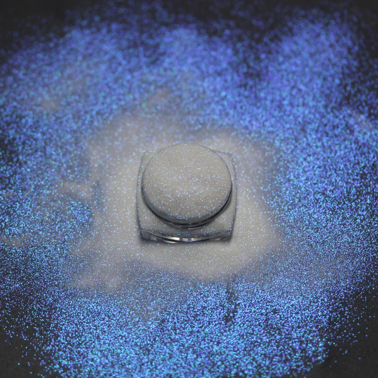 Ultra Fine Blue Purple Reflect White Glitter 0.1mm 0.2mm Colorful Shinning Cosmetic Safe Face Slime Crafts Nail Art Decoration nail glitter nail decoration