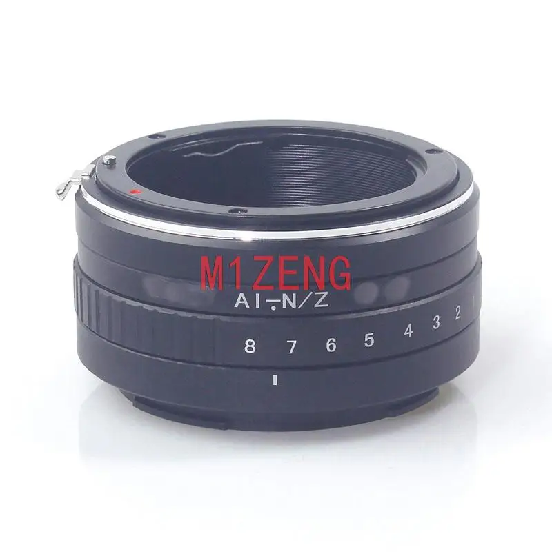 Ai-Nz Anello Adattatore Di Inclinazione Per Obiettivo Nikon Ai A Nikon Z Mount Z5 Z6 Z7 Z9 Z50 Z6Ii Z7Ii Z50Ii Z Fc Fotocamera Mirrorless Full Frame