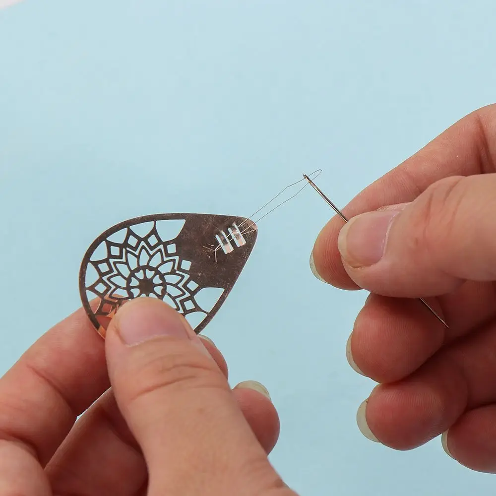 Copper Needle Threader Tool for Sewing