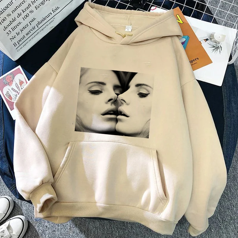Lana Del Rey Aesthetic Grunge Funny Y2K Hoodie Women Harajuku Streetwear Sweatshirt Pullover Winter Warm Casual Hoody Female 3