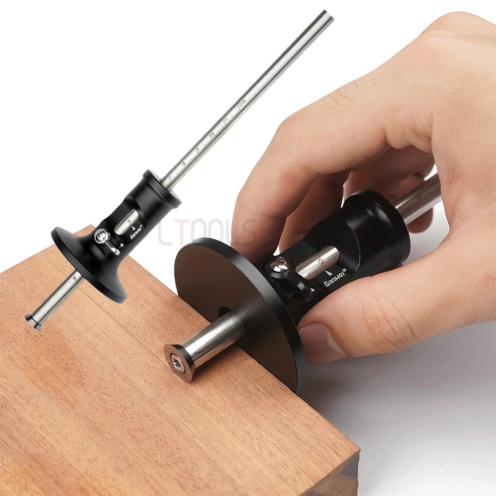 Woodworking Wheel Marking Scribing Tools Gauge Marking Scriber Solid Metal Bar Scribe Tool Blade Drawing Measuring Gauge Tools new woodworking parallel line drawing mortise measuring gauge diy multifunctional aluminum alloy blade resistance marking tool