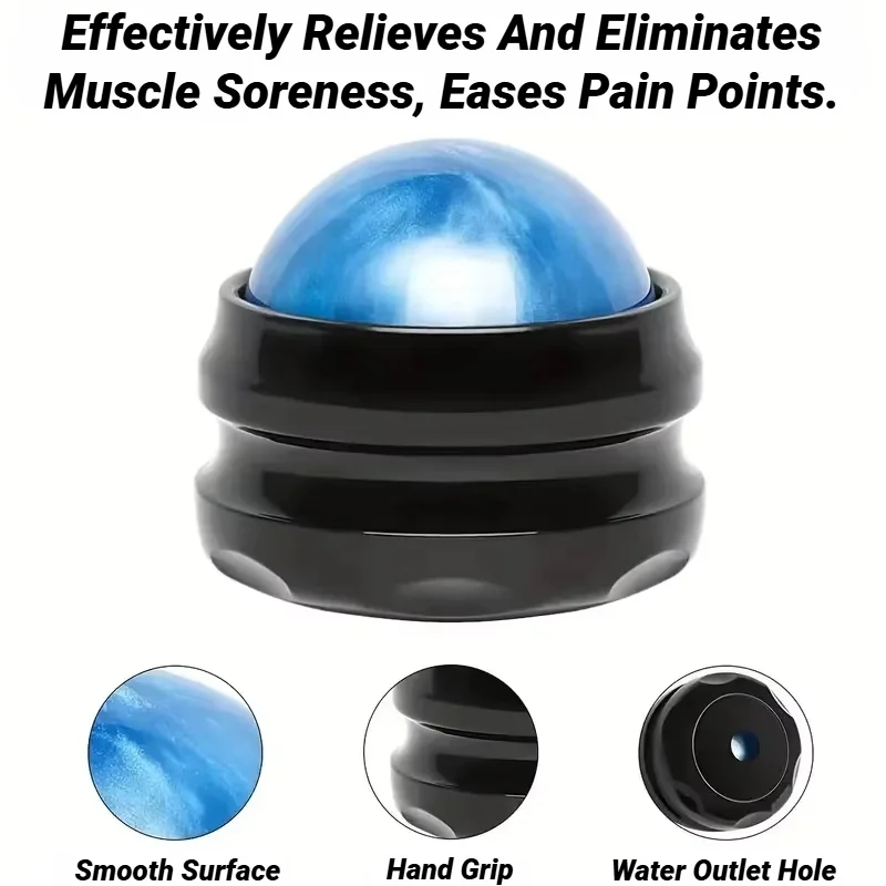 Manual Massage Roller Ball Waist Hip Relaxer Stress Release Muscle Relaxation Massager Body Pain Relief Therapy Foot Back 1Pcs massage ball