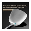 304 Stainless Steel Wok Spatula Metal kitchen utensils Slotted Turner Spoon Ladle Cooking Tools Utensil Set Kitchen Accessories 6