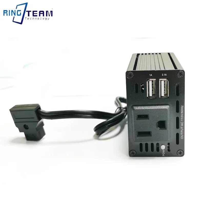 D-TAP DC 12V 지능형 전력 인버터 - 디지털 디스플레이 2USB + AC 110V 인터페이스