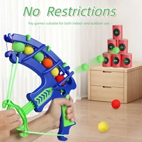 Elephant Educational Toy Target Dartboard Kids Slingshot Play Arrow Sticky Ball  Toy Set Children Outdoor Game Toys
