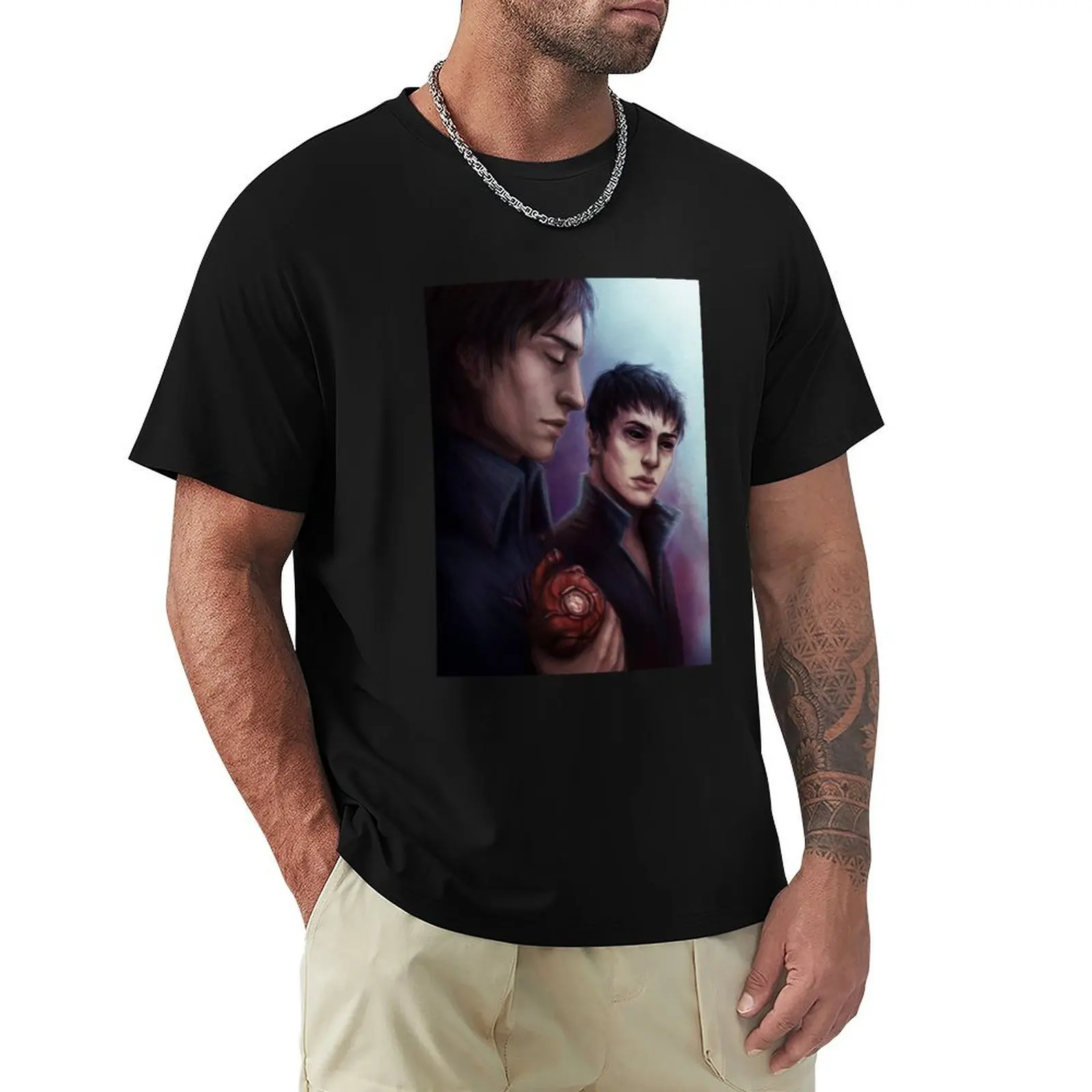 

Always watching - Dishonored T-shirt summer tops heavyweights hippie clothes mens t shirt graphic