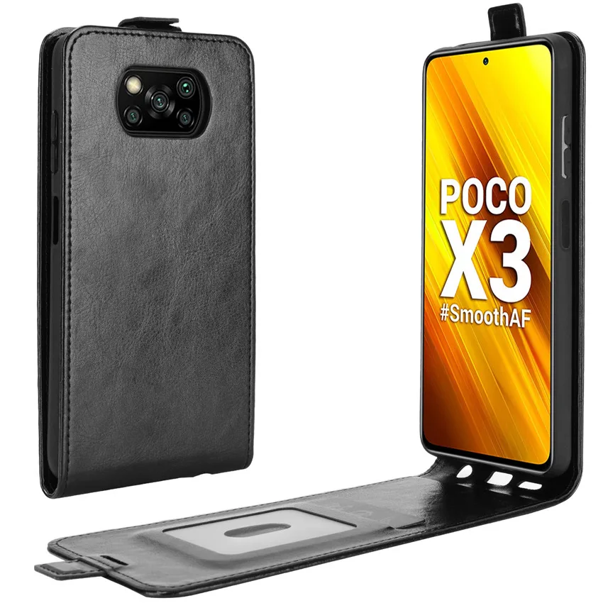 Case Flip Leather Cases For Poco X3 nfc Vertical Wallet Leather Case Xiaomi phone case,leather phone case,leather wallet case,leather case