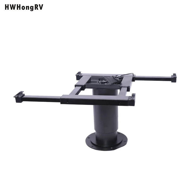 Height Adjustable Pneumatic Gas Lifting Table Pedestal Camping Table Base Support For Boat /Marine/Caravan/RV