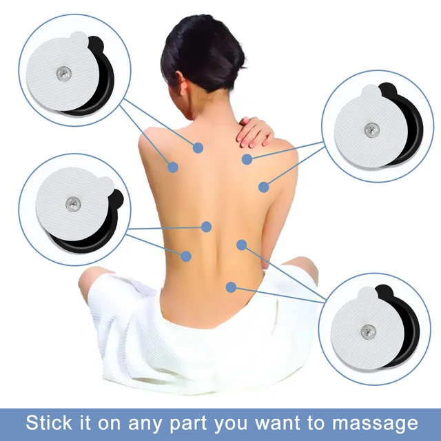 Reusable Tens Electrode Pads Electrostimulation Patches Acupuncture Physiotherapy Ems Nerve Muscle Stimulator Gel Sticker 5