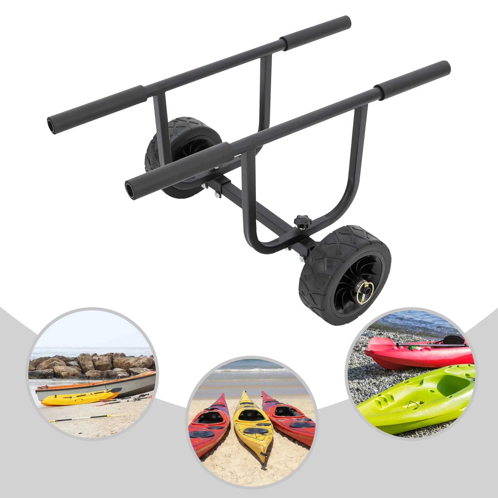 Trolley for Small Boat Boat Dolly Cart Transport Carrier, Sailboat Trailer