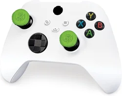 Enhanced Silicone Thumb Grip Caps for Xbox Series S Controller - Set of 2 (45 For Xbox One)