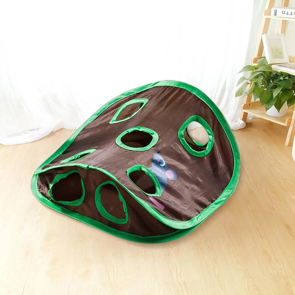 

Прочная игрушка для кошек, туннель для кошек, игрушка для кошек, туннель для кошек с отверстиями для мыши, прочные товары для домашних животных для интеллектуального обучения, прятки