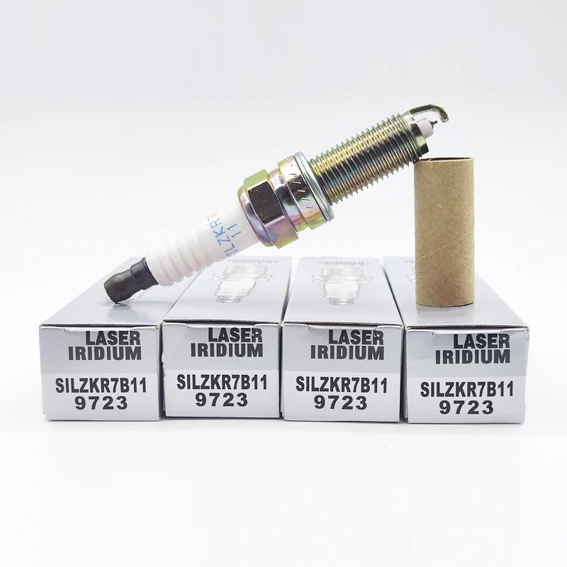 4pcs Silzkr7b11 9723 Iridium Spark Plug For Hyundai Elantra Santa Fe