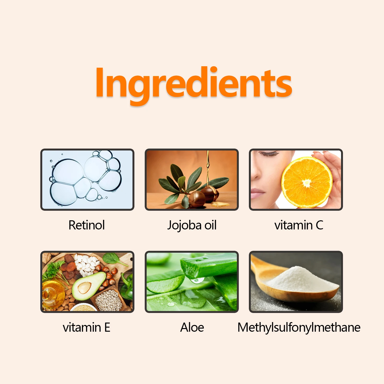 Vitamin C Facial Serum Reduces Fine Lines and Brightens Skin Naturally Without Added Retinol, Jojoba Oil Facial Care Products 6