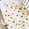 Cotton Muslin Swaddle Blanket for Baby Boys or Girls Swaddle Blanket Lightweight 4