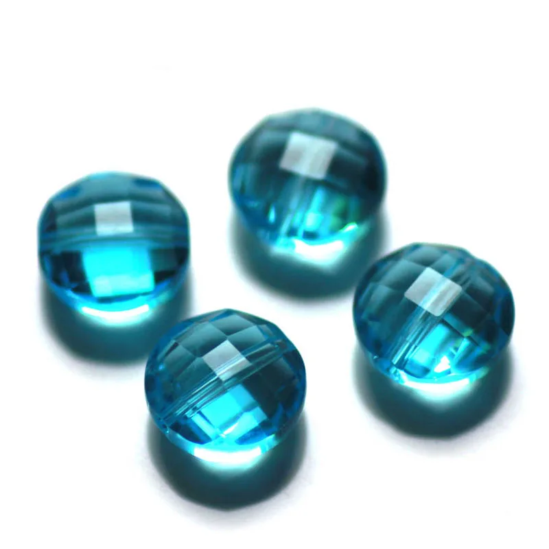 

StreBelle 10 мм 50 шт. плоские круглые высококлассные Австрийские хрустальные бусины AAA качество свободные бусины граненые стеклянные шарики браслет ювелирные изделия DIY