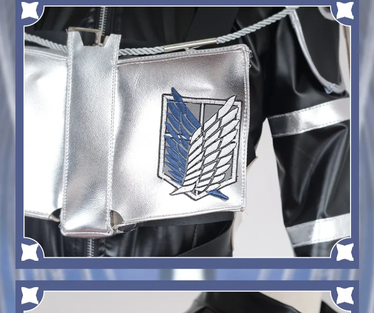 Eren Mikasa Survey Corps Cosplay Costume Attack on Titan Final Season