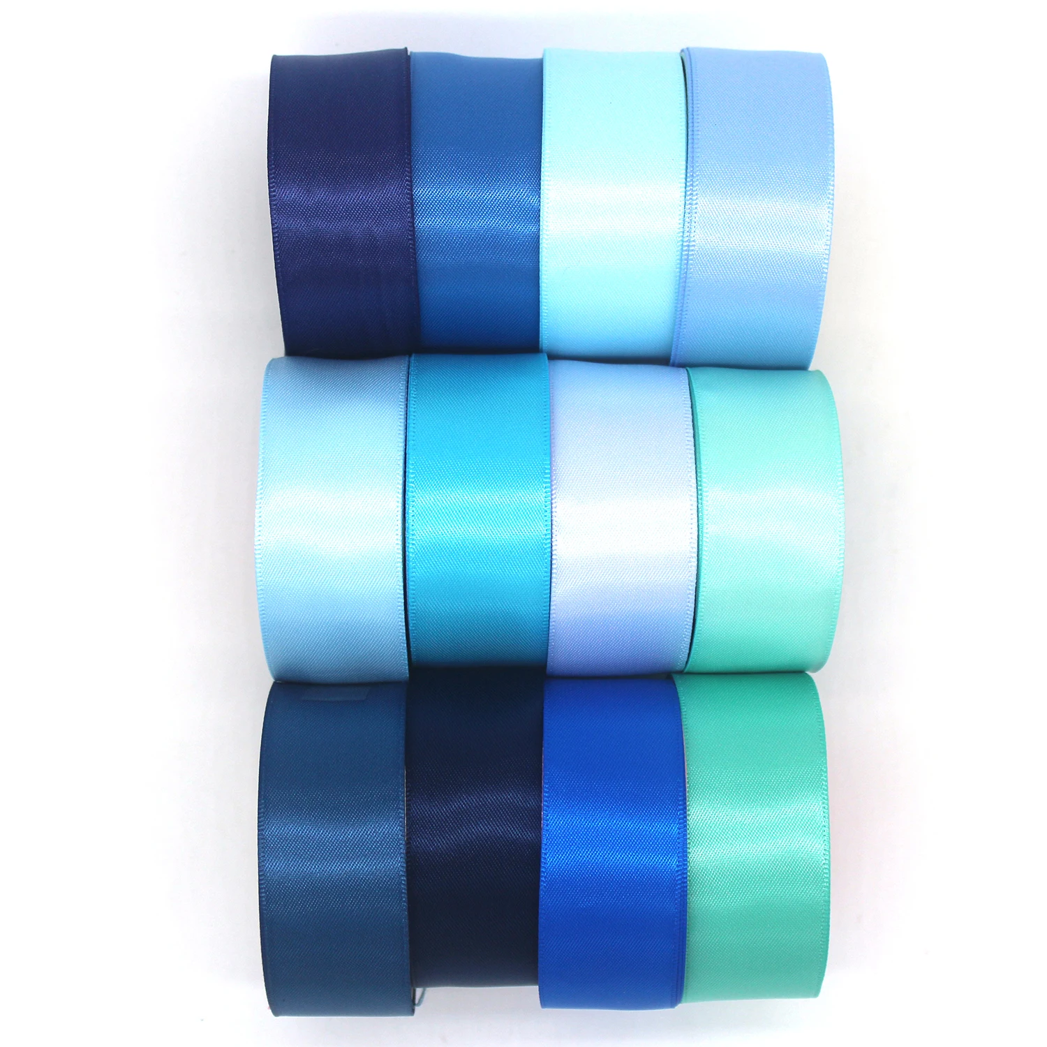 5 Yards/Lot Blue Double Faced Satin Ribbon For DIY Hairbow Wedding Gift Packaging Cloth Accessories satin ribbons,ribbon decoration,ribbon supplies,wrapping ribbon,satin ribbon