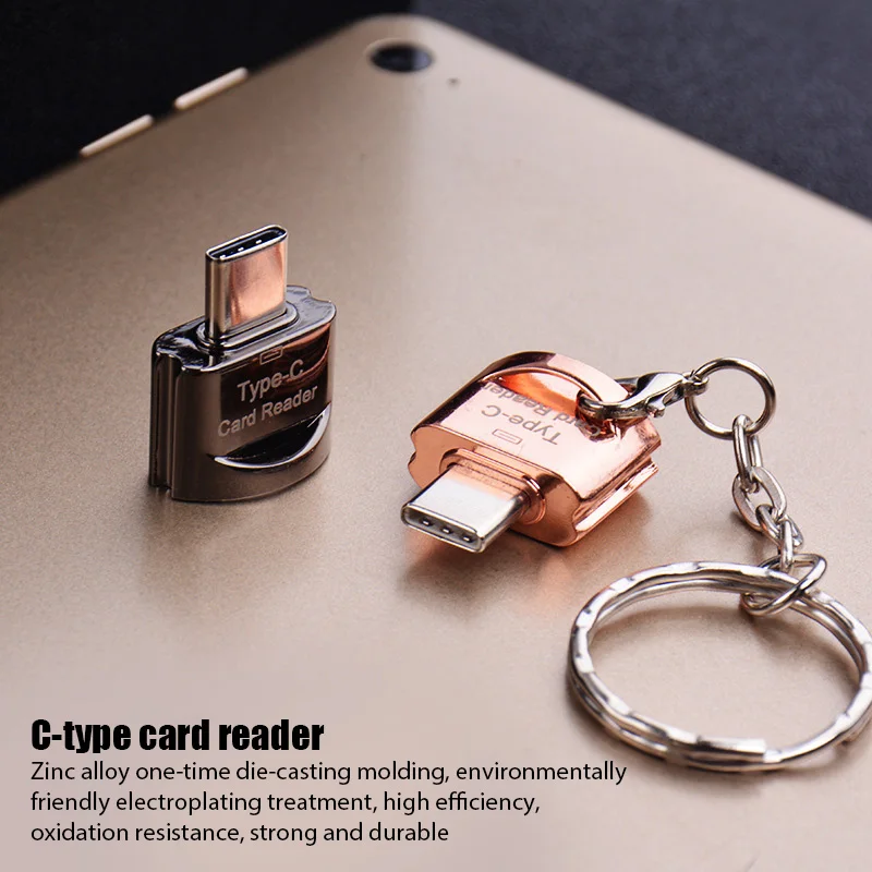 Mini USB 3.1 Type C to Micro SD Card Reader