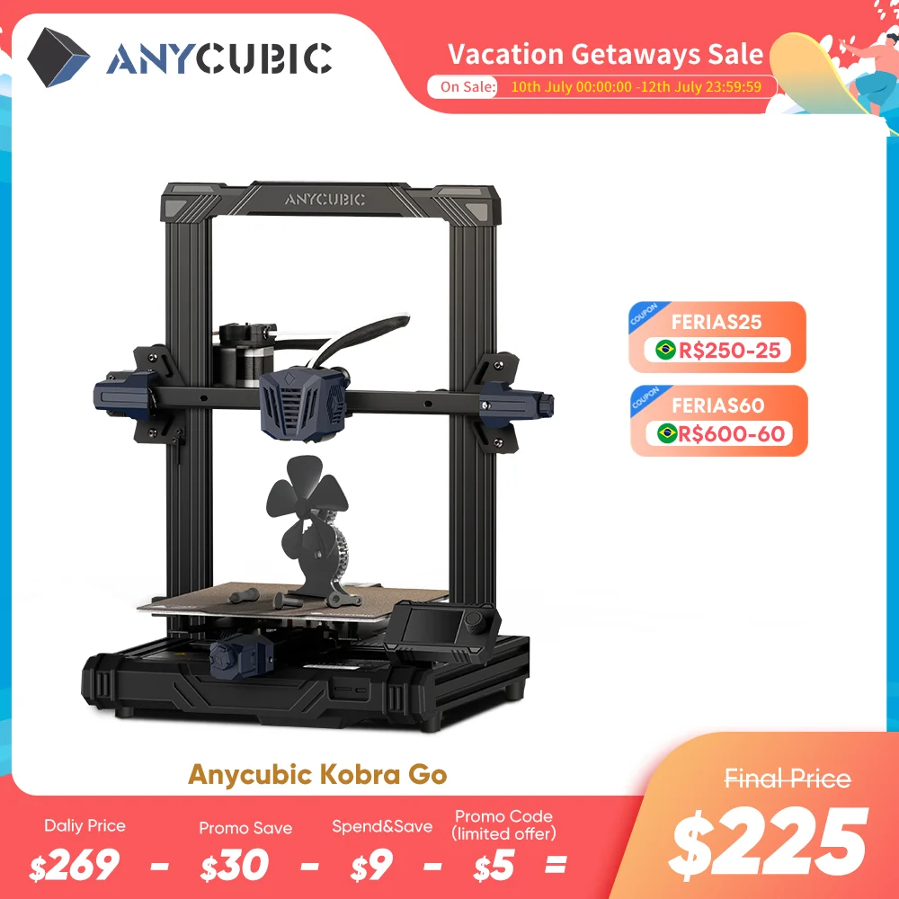 Impressora 3D Anycubic Kobra GO