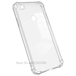 Shockproof Transparent Silicone Phone Case - Coque s Shell - Huawei P8 Lite 2017 (Transparent Case)