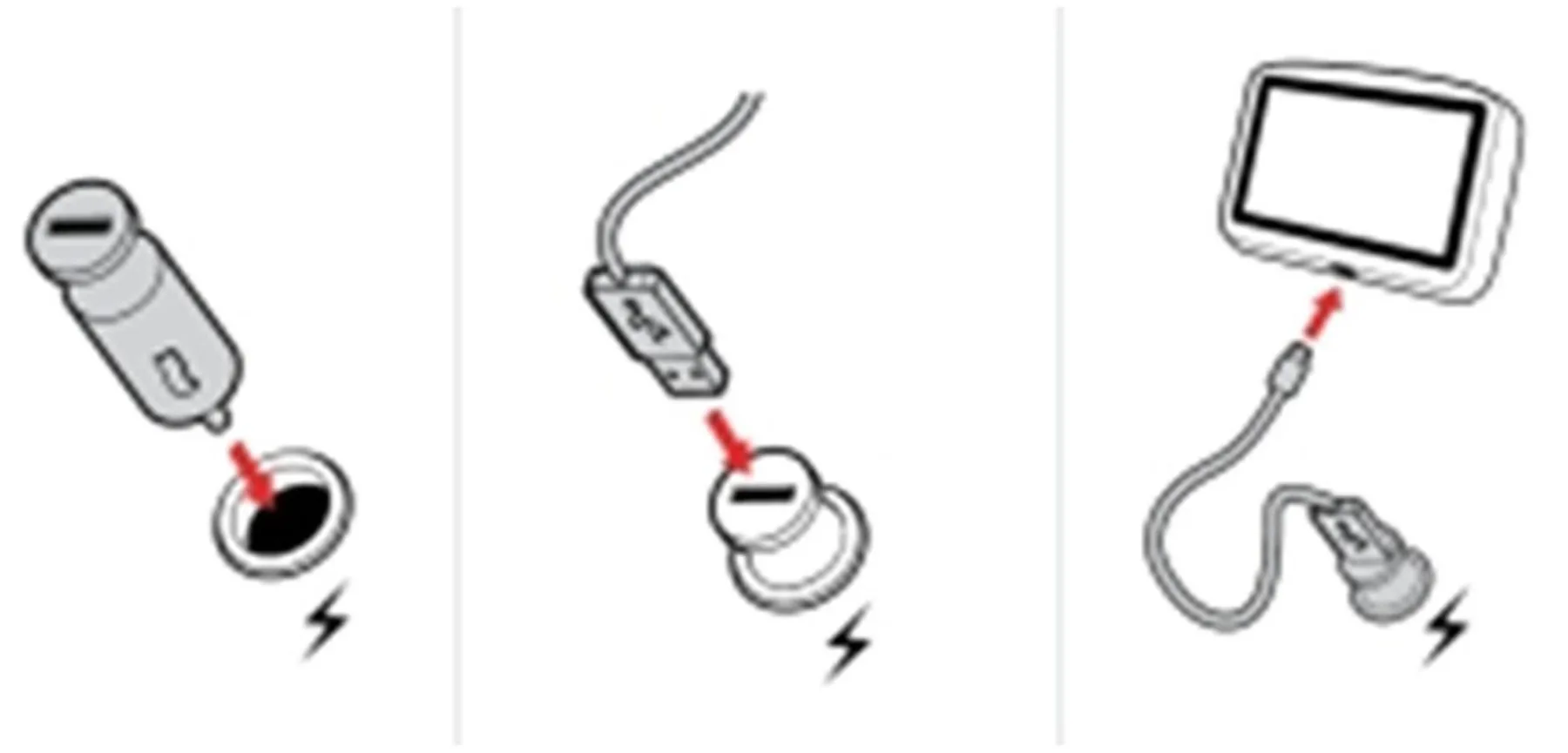 For TomTom USB CAR CHARGER HEAD GO/LIVE/VIA 12/24 INPUT 5V 1.2A OUT