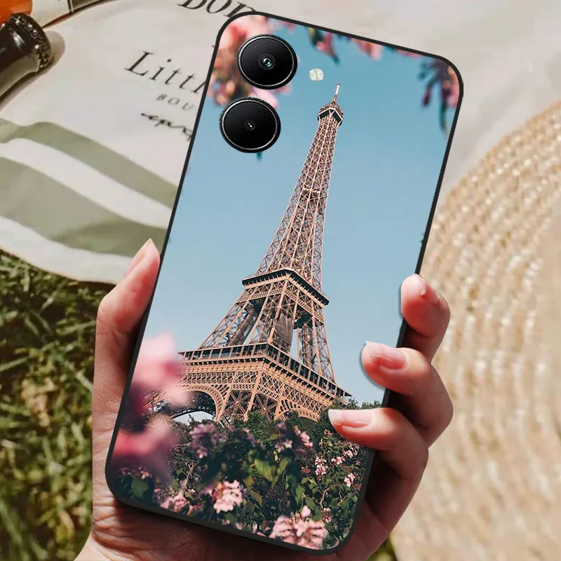 Black Soft Silicone Shockproof Protective Phone Case Cover