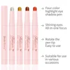 Multi Use Glitter Stick Highlighter Eyeshadow Shimmery Pearl Long Lasting Silky Pen For Face Waterproof Festival Makeup Cosmetic