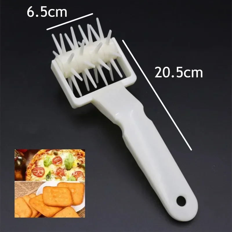 Pizza Rolling Pin Punch Pastry Roller Pin Biscuit Dough Pie Hole Embossing Dough Roller Lattice Craft Kitchen Bake Cooking Tool pizza roller pizza roller pin