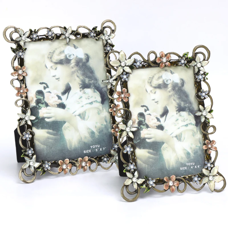 

Antique Pictures Wall Photo Frame Art Mural Vintage Display Photo Frame Free Shipping Square Portaretratos De Fotos Home Decor