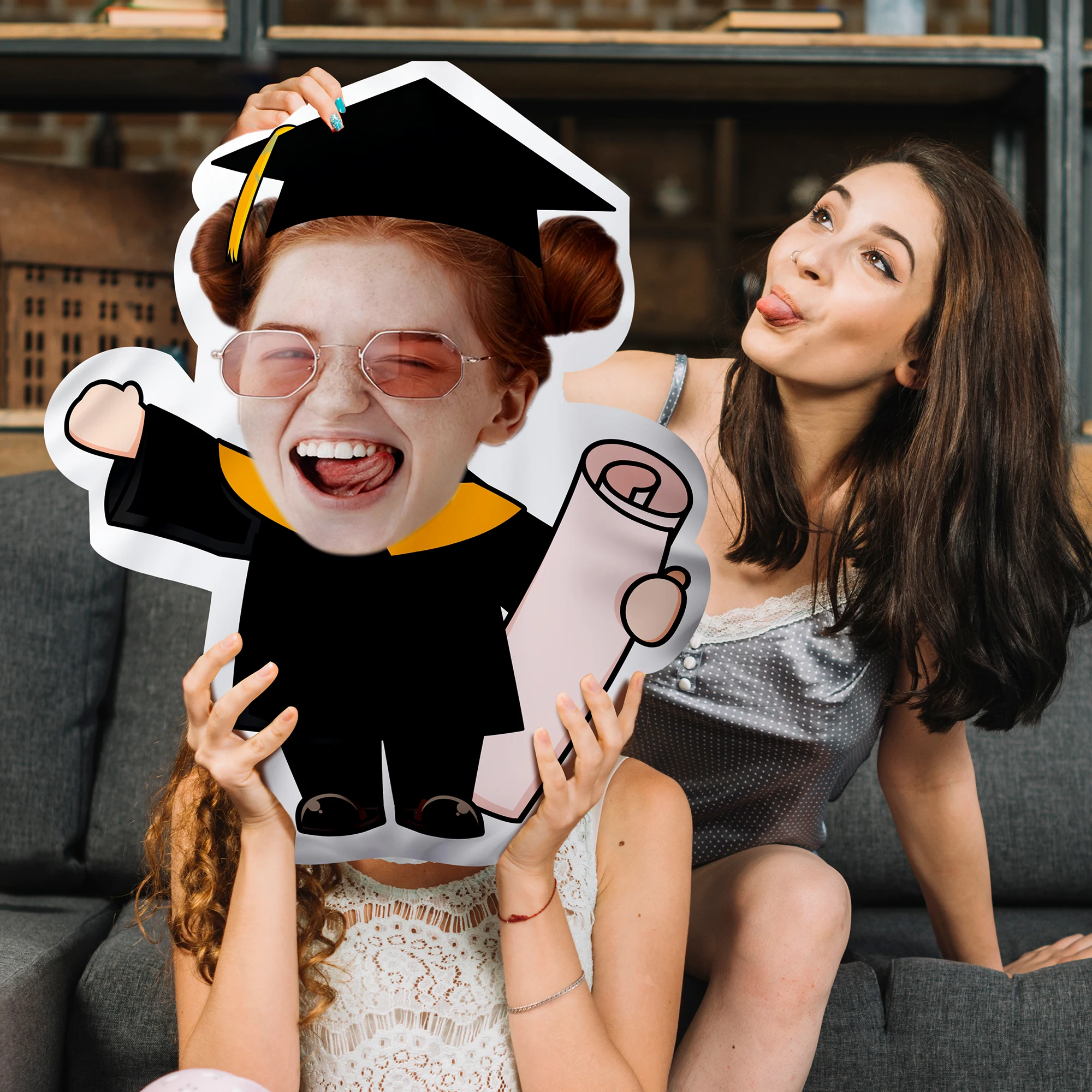 Custom Photo Cushion Humanoid Personalized Filling photo Cushion DIY Pillow for Putting Picture of Parent and Couple Christmas 2