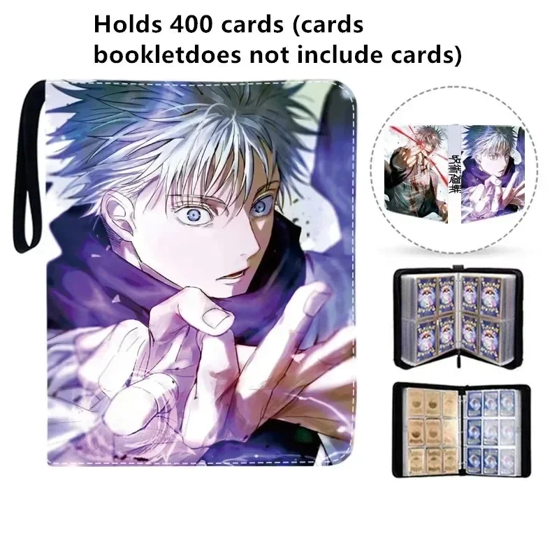 Anime Jujutsu Kaisen Collection 400pcs/900pcs Phantom Parade Card Album Book Card Zipper Game Cards Binder Holder kids Gift playing cards pokemon cards amiibo cards card protectors sleeves trading card binder game cards card album card deck box collectible cards anime cards