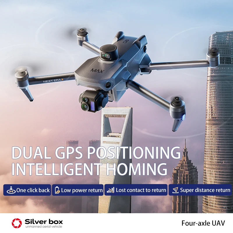 Professionale P7 MAX 360 ° Drone per evitare ostacoli GPS Ritorno 8K Doppia fotocamera FPV Gimbal a 3 assi con schermo RC Aereo giocattolo - immagine 5
