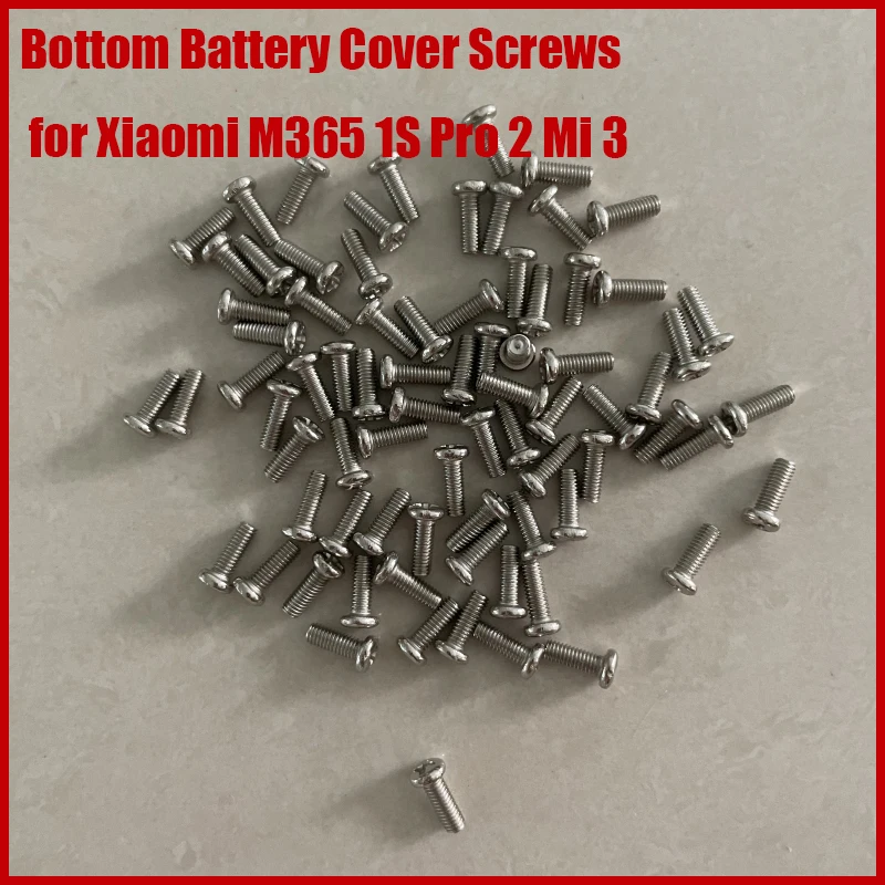 21PCS Untere Batterie Abdeckung Schraube für Xiaomi M365 1S Pro 2/4 Mi3 Elektrische Roller Edelstahl Metall Runde kopf Kreuz Schraube