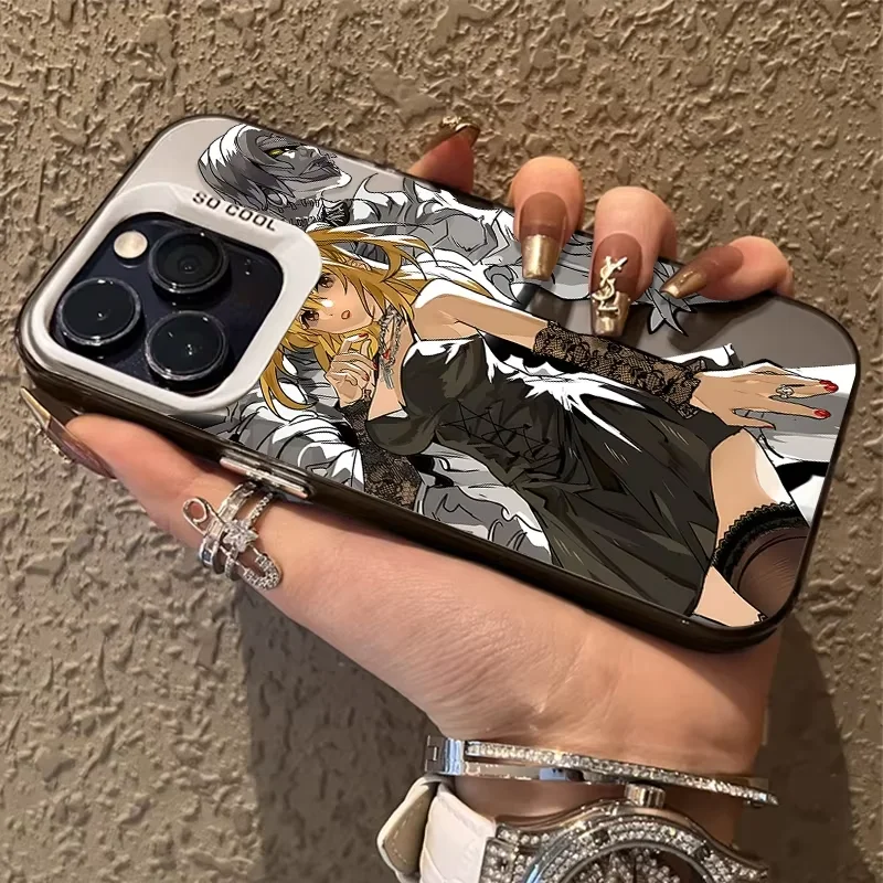 Stylish Anime-Inspired Death Note Phone Case Featuring Misa and Light Yagami