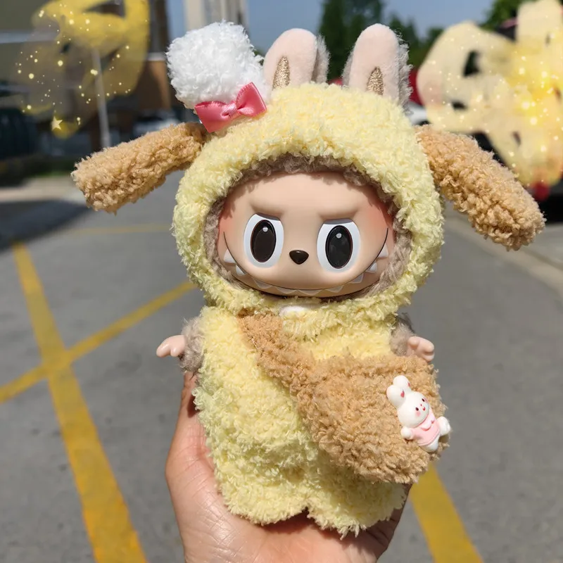 thumbnail image 1 of Ropa y accesorios para muñecas de peluche de 17 cm, minimuñecas de peluche, para muñecas ídolos de Corea del Kpop Exo Labubu, mono de oso, ropa, regalo para niños, 1 of 5