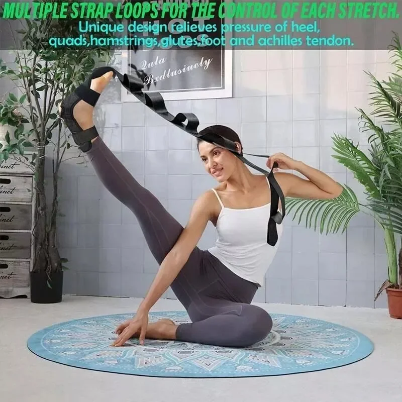 Flexibility Leg Stretch Strap Yoga Accessories Myofasciitis Leg Training Suitable for Bodybuilding Ballet Dance Gymnastics Tool