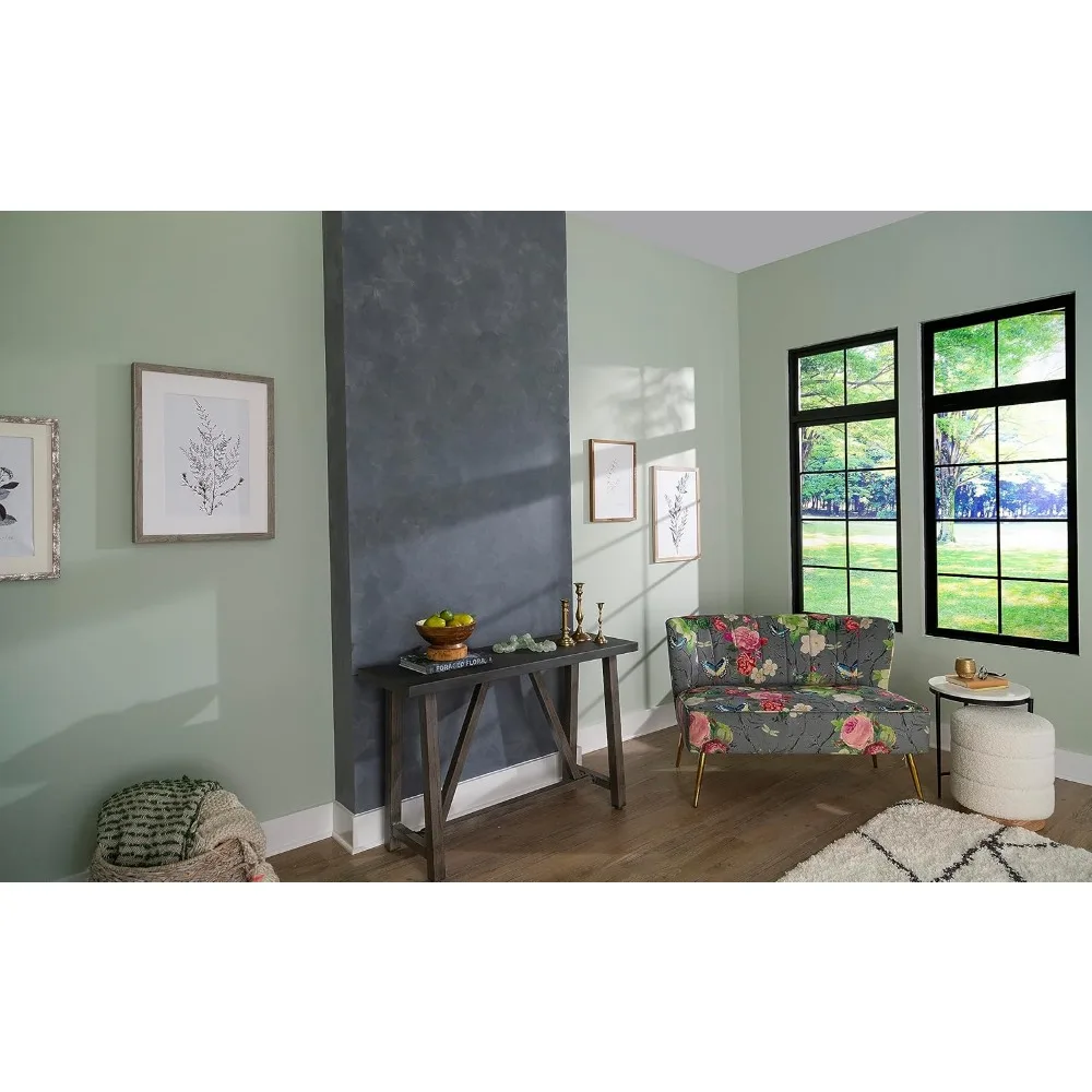 379906-2PK Concrete Interior Wall Paint, Quart, Charcoal, 32 Fl Oz (Pack of 2) 4