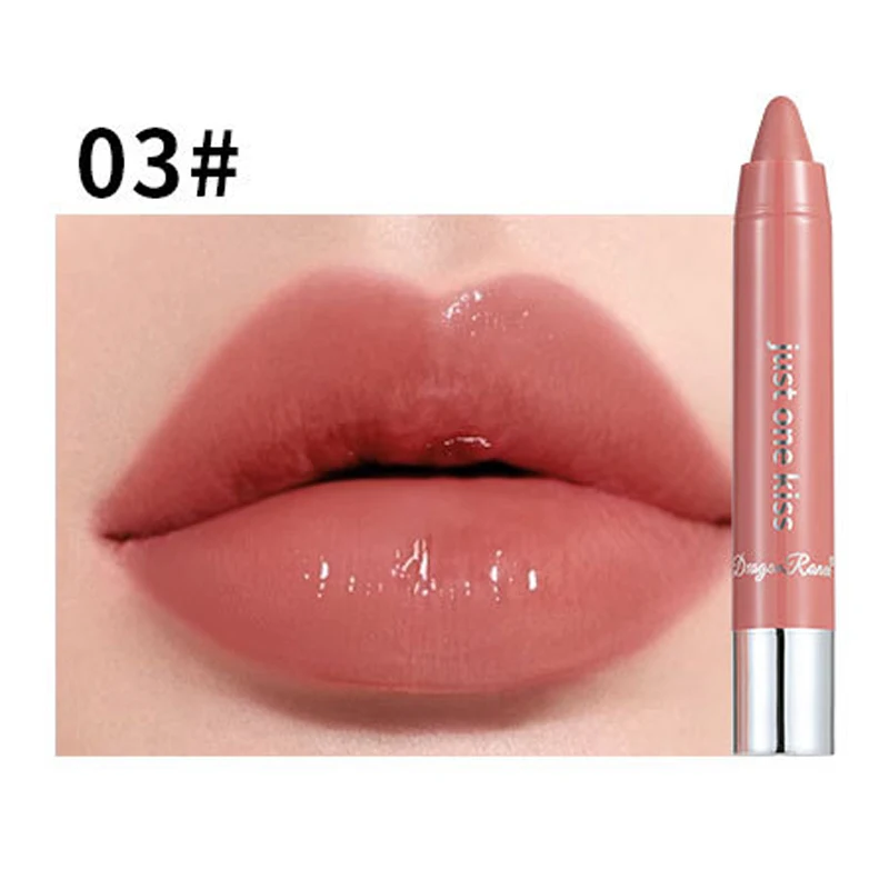 thumbnail image 1 of 12-Color Jelly Mirror Water Light Solid Lip Gloss Nude Lipstick Pen Waterproof Sexy Red Lip Tint LongLasting Moisturizing Makeup, 1 of 5