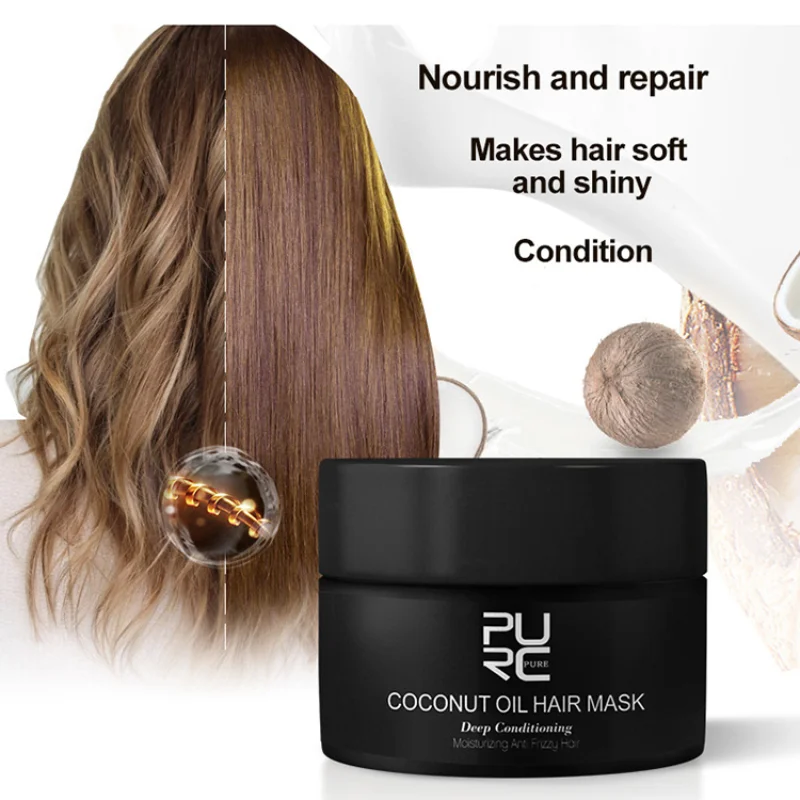 Hair Mask 5 Seconds Repair Damaged Hair Frizzy Soft Smooth Shiny Deep Moisturize Plant Treat Care Essential Oil 50ml