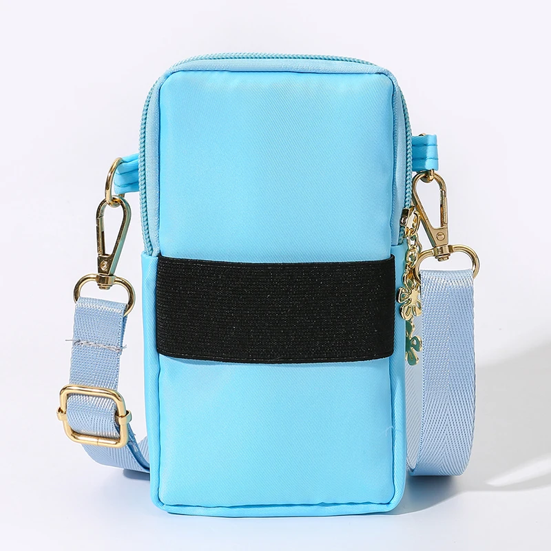 4 Colors Cell Phone Bags Men Women Outdoor Lightweight Wristlet Butterfly Pattern Crossbody Bag Party Gift