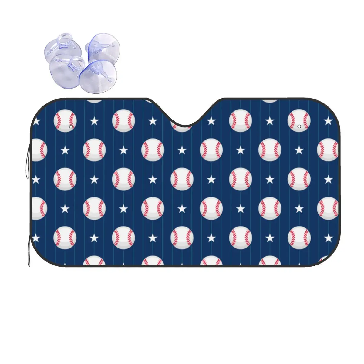 

Baseball Theme Design Foldable Windshield Sunshade 70x130cm Ball Star Player Foils Car Window Windscreen Cover Car-covers