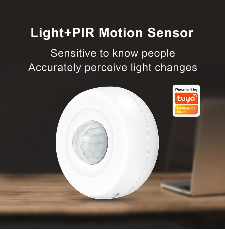 Tuya WiFi Light + PIR Motion Sensor Smart Home Infrared Passive Detector Smart L