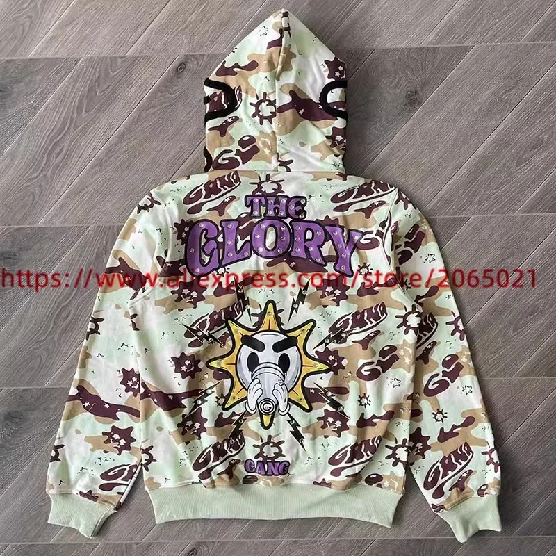 2025fw Glo Gang The Glory Full Zip Hoodie Men Women 1:1 High