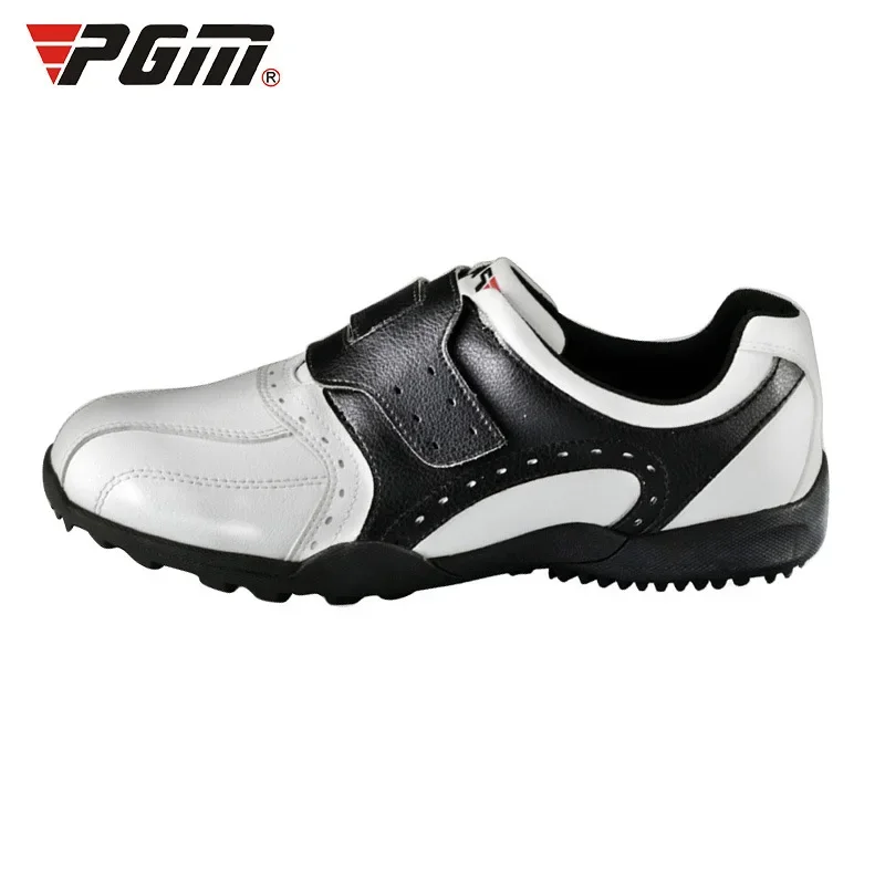 PGM Men Golf Shoes Breathable Cushioned Sneakers Spikesless Non-slip Sports Shoes Male Hook Loop Outdoor Walking Trainer